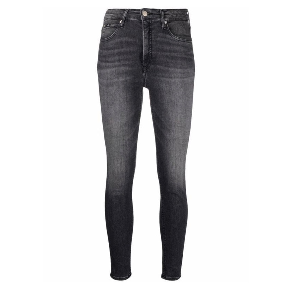 Calvin Klein Women's Black Washed Skinny Jeans